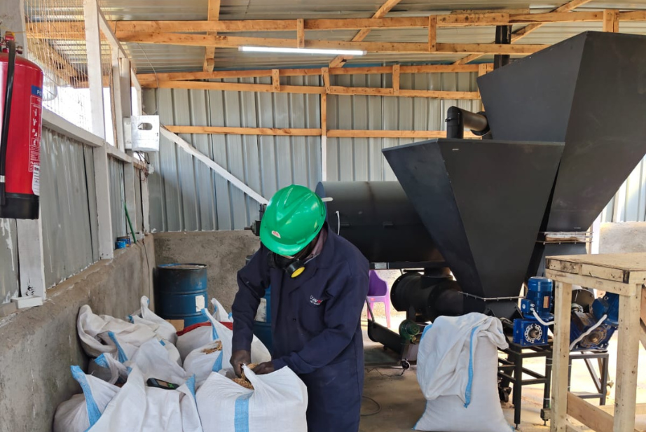 Biochar Carbonizing Facility